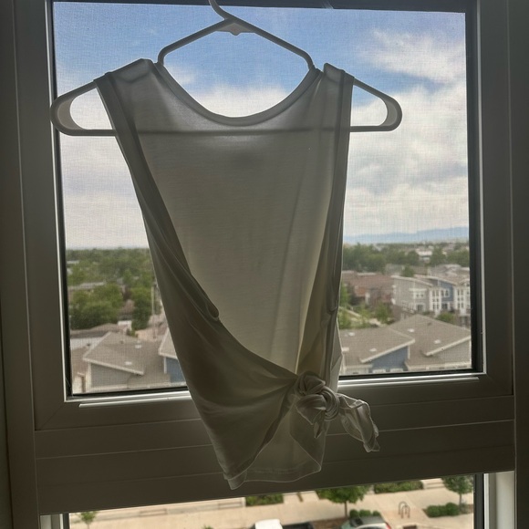 White Wilfred Workout Top - Picture 2 of 3